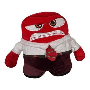 New Inside Out 2 Character Anger Soft Stuffed Plush Toy 7.8 inches Doll (Anger)